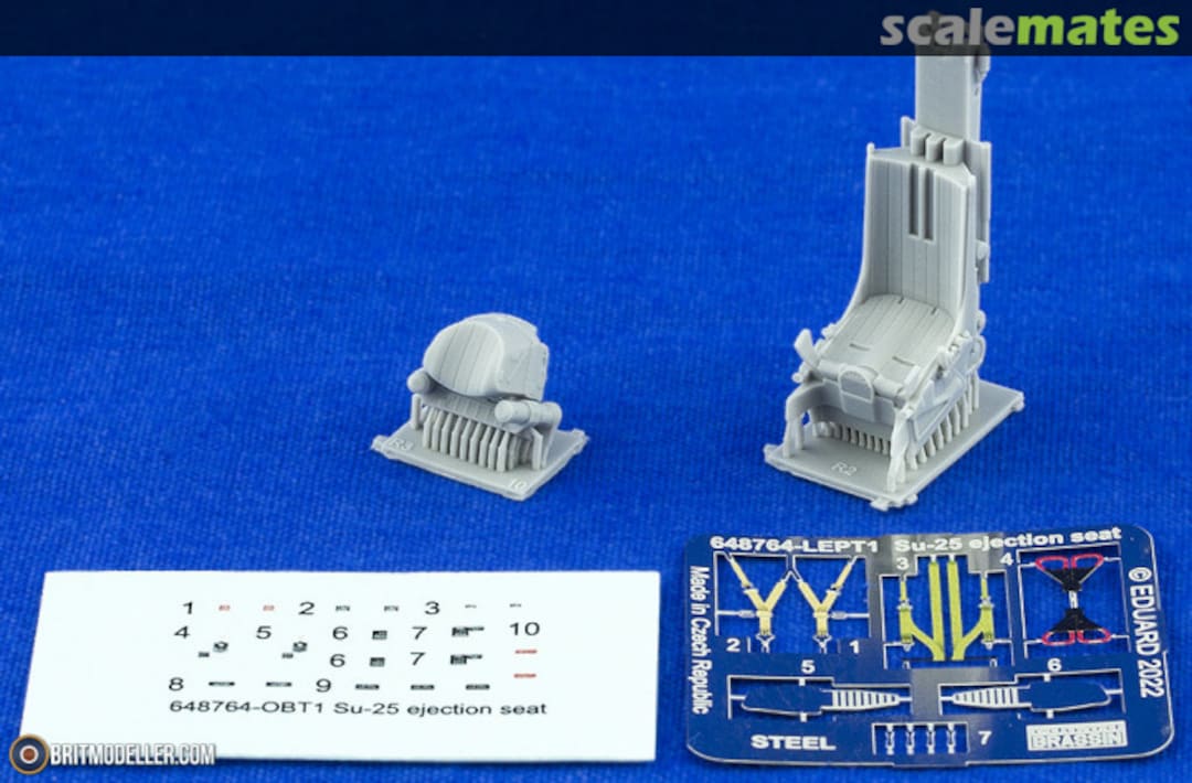 Boxart Su-25 ejection seat Brassin PRINT 648764 Eduard