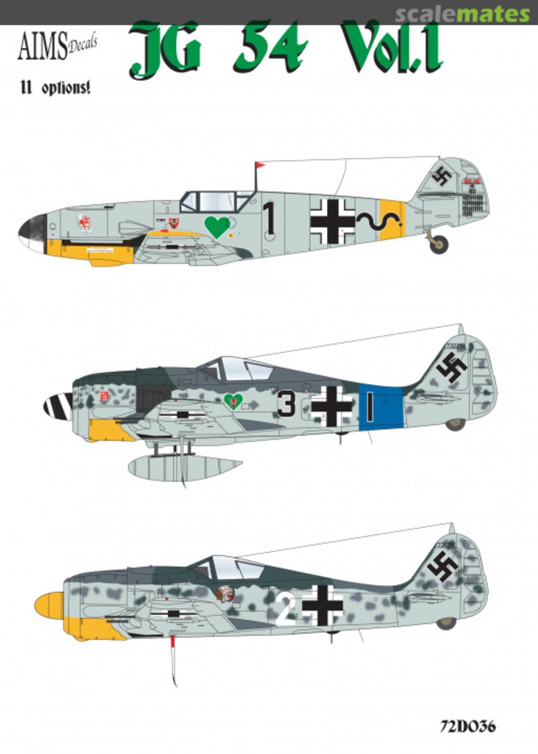 Boxart JG. 54 Vol. I 72D036 AIMS