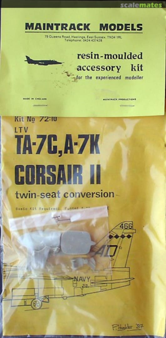 Boxart TA-7C, A-7K Corsair II 72:10 Maintrack Models