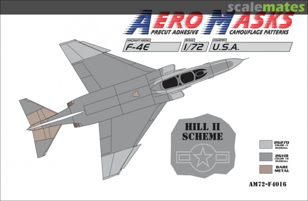 Boxart F-4E Hill II Scheme AM72-F416 AeroMasks