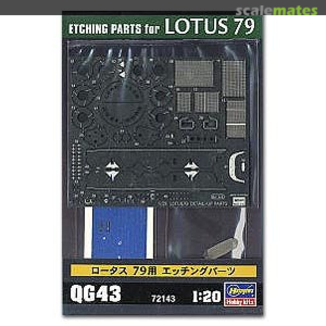 Boxart Lotus 79 PE Set 72143 Hasegawa