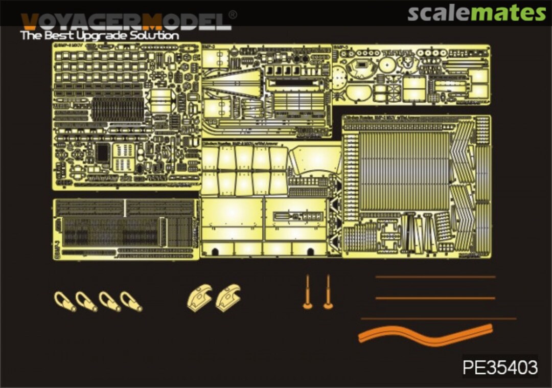 Contents BMP-3 MICV w Slat Armour Basic Set PE35403 Voyager Model