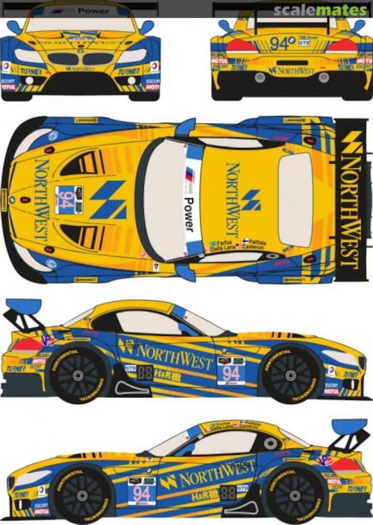 Boxart BMW Z4 GT3 NorthWest RDE24-006 Racing Decals 43