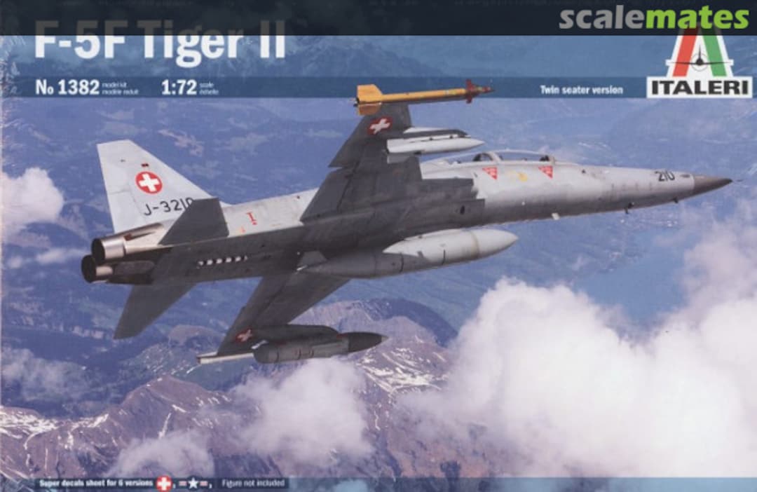 Boxart F-5F Tiger II 1382 Italeri