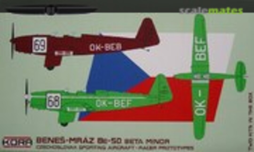 1:72 Beneš-Mráz Be.50 Beta Minor (Kora Models 72.216)