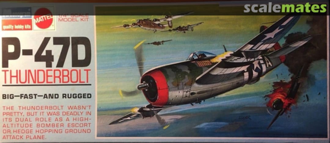 Boxart P-47D Thunderbolt 6838 Monogram/Mattel