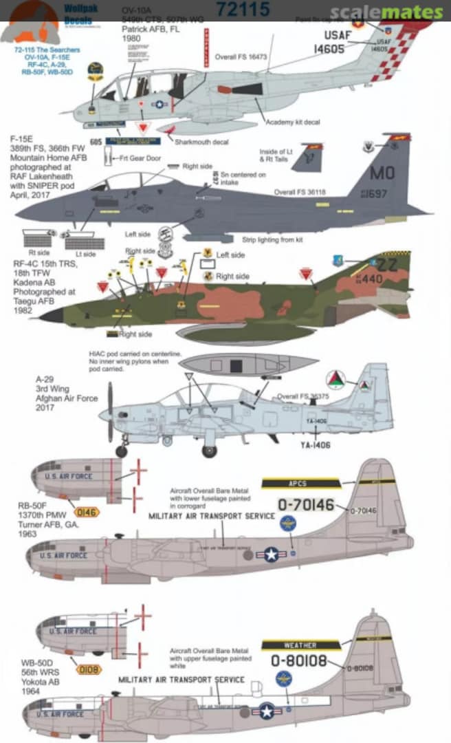 Boxart The Searchers 72-115 Wolfpak Decals