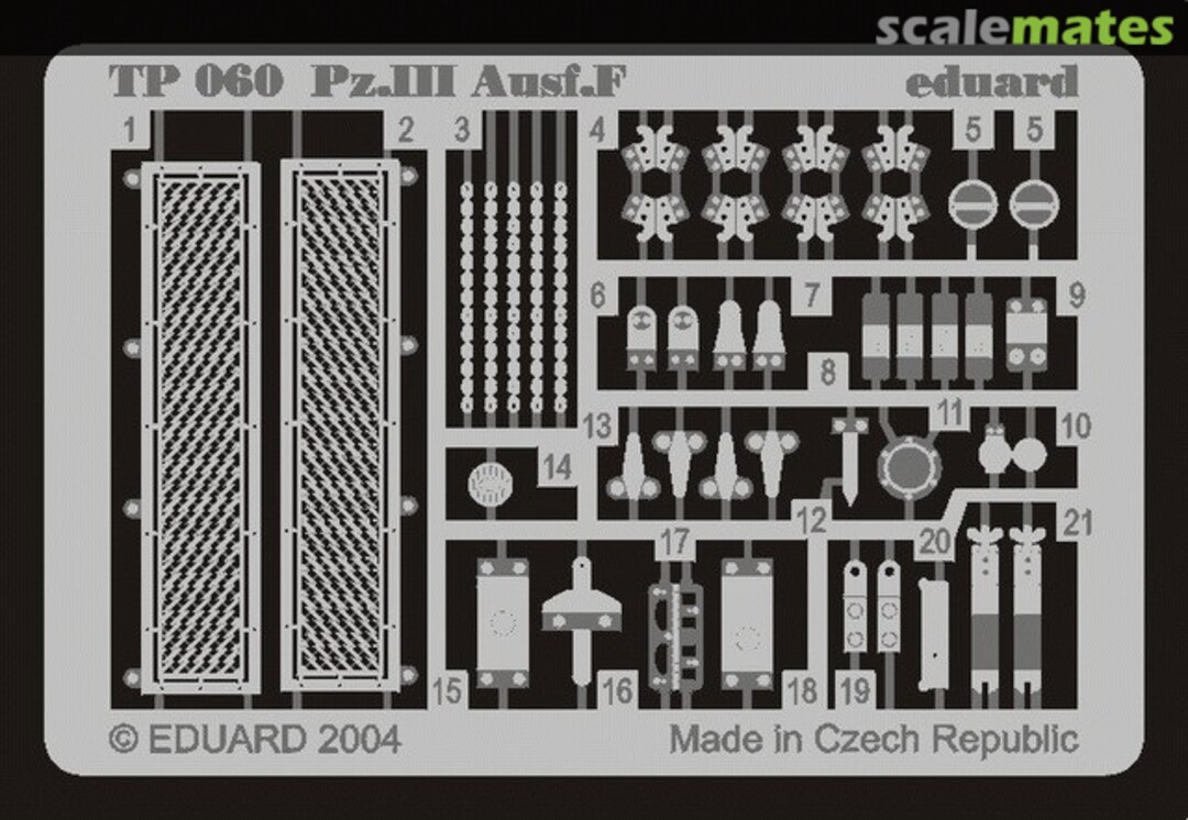 Boxart Pz.III Ausf.F TP060 Eduard