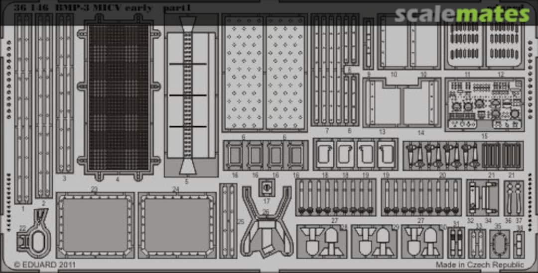 Boxart BMP-3 MICV early 36146 Eduard