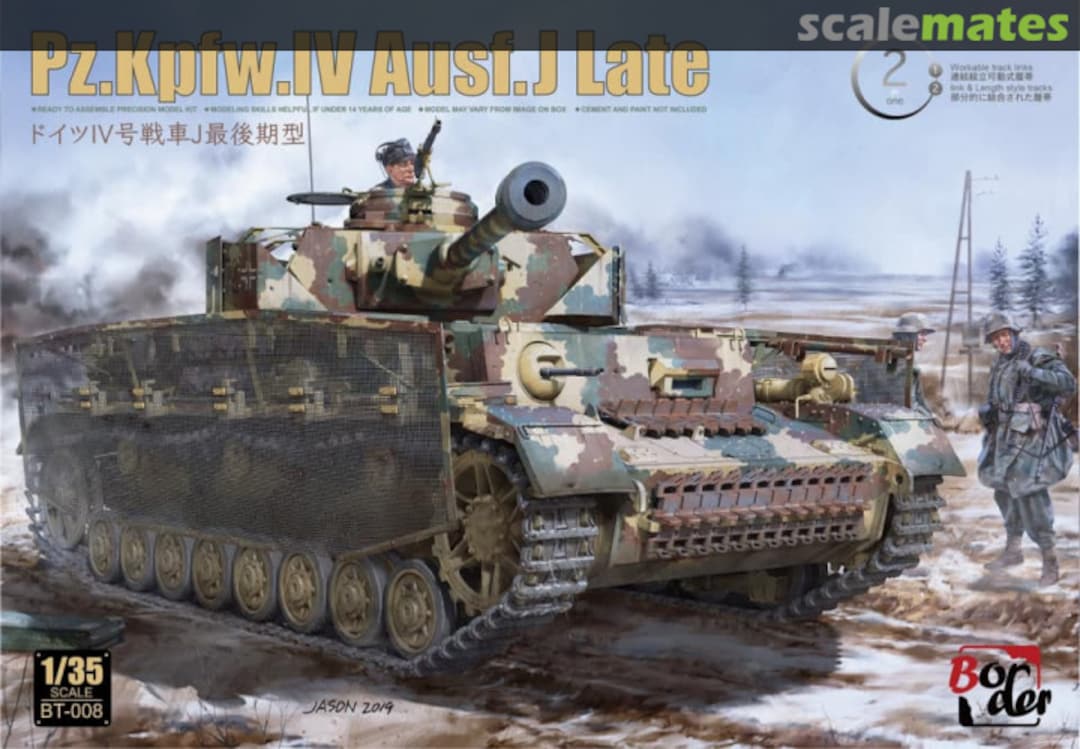 Boxart Panzer IV Ausf J last BT-008 Border Model