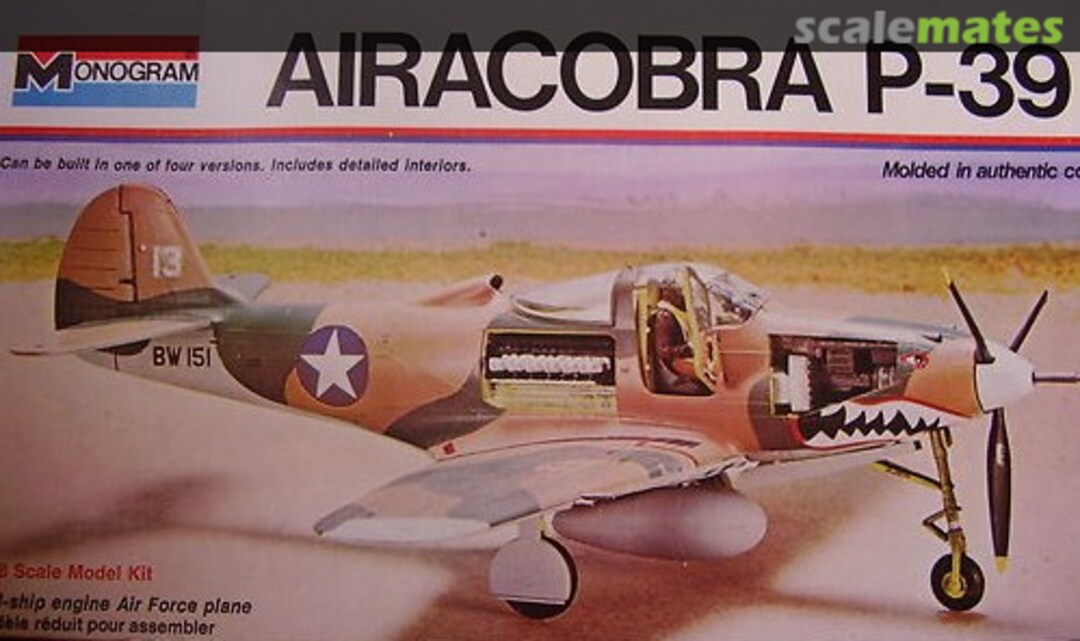 Boxart Airacobra P-39 6844 Monogram