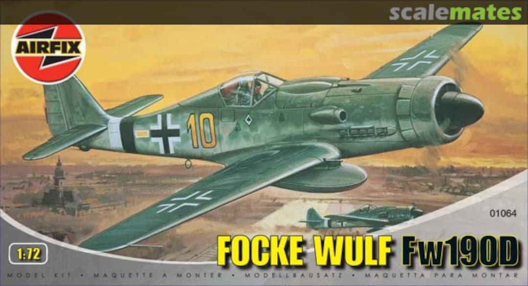 Boxart Focke-Wulf Fw190D 01064 Airfix