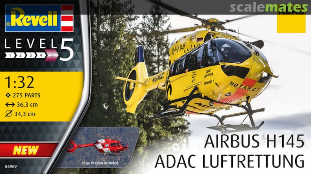 Boxart Airbus H145 ADAC Luftrettung 04969 Revell