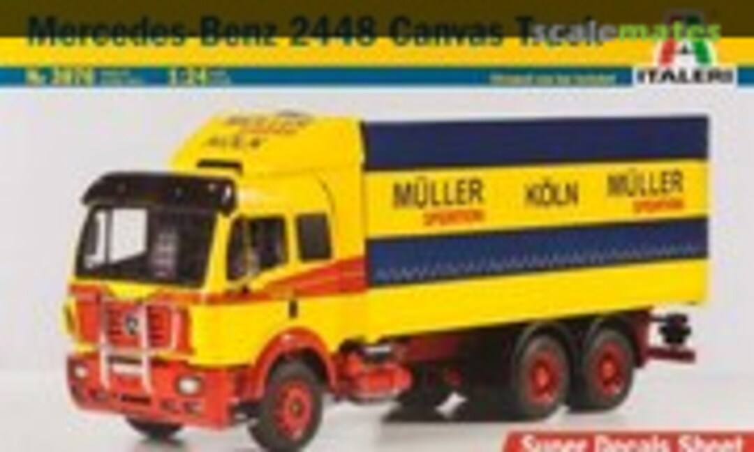 1:24 Mercedes-Benz 2448 Canvas Truck (Italeri 3876)