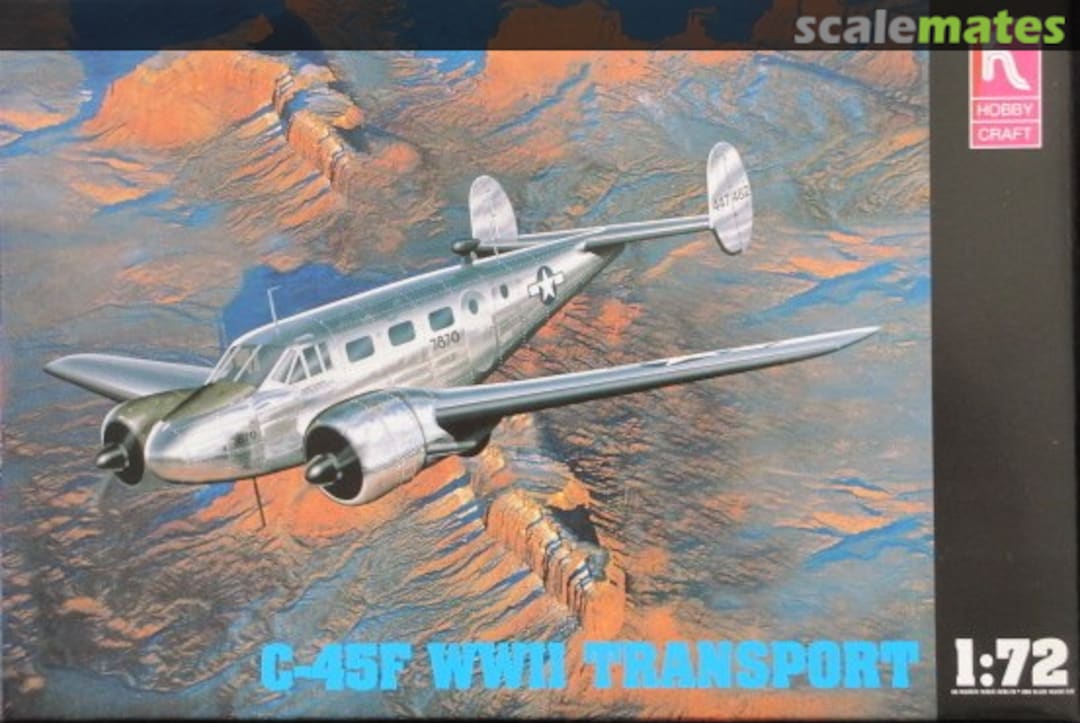 Boxart C-45F WWII Transport HC1355 Hobbycraft