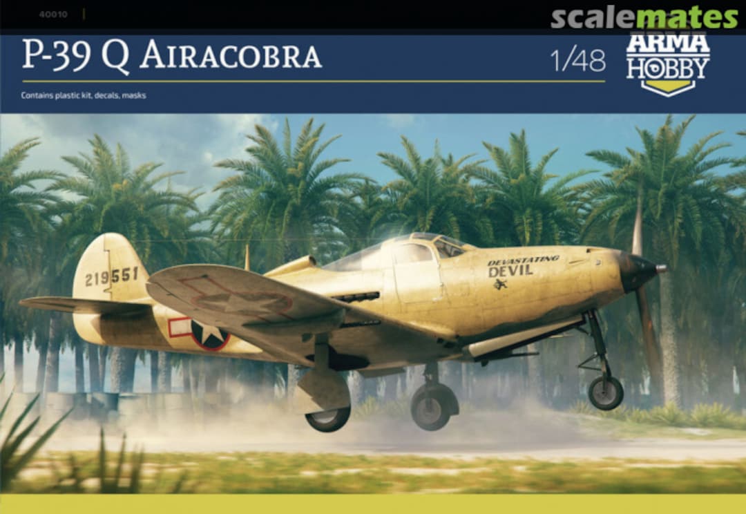 Boxart P-39Q Airacobra 40010 Arma Hobby