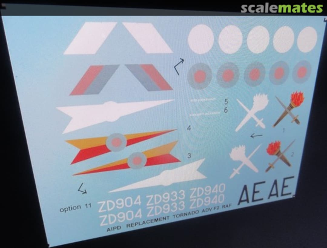 Boxart Tornado ADV F2 RAF  AIPD-104 Aircraft in Plastic