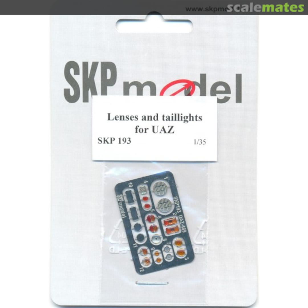 Boxart Lenses and taillights for UAZ SKP 193 SKP model