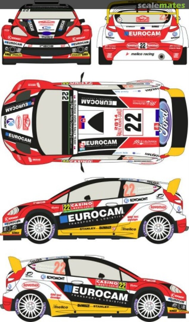 Boxart Ford Fiesta RS WRC RD24-016 Racing Decals 43