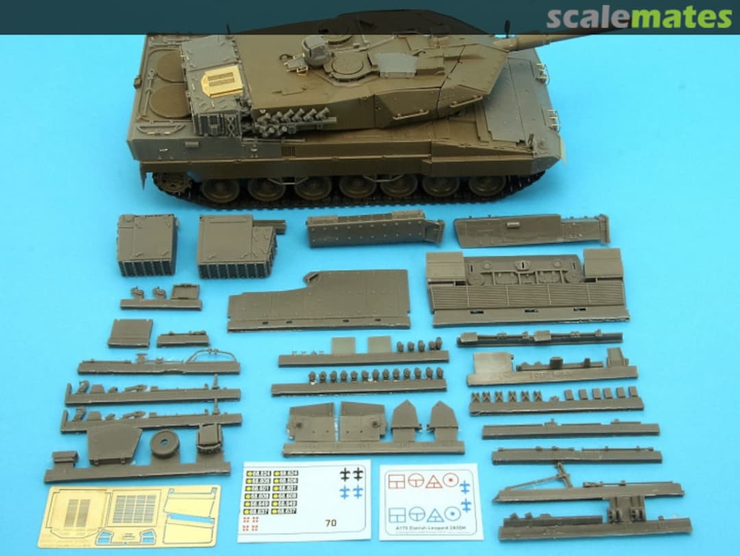 Boxart Leopard 2A5DK Tamiya Conversion set C101 Accurate Armour