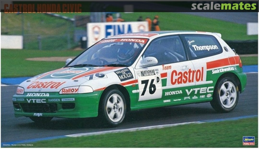 Boxart Castrol Honda Civic 20284 Hasegawa