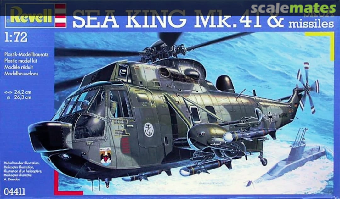 Boxart Sea King Mk.41 & SKUA missiles 04411 Revell