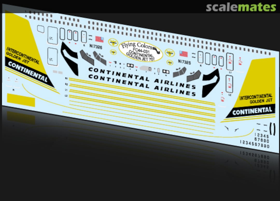 Boxart Boeing 707-324C FC44-031 Flying Colors