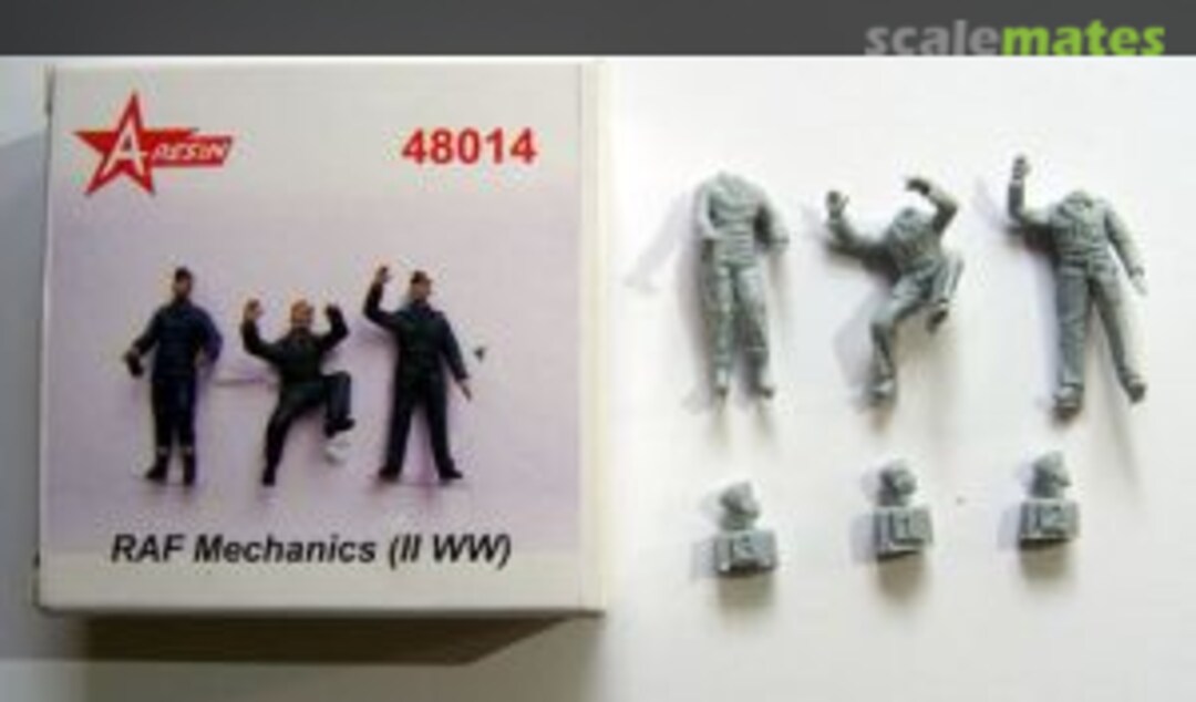 Boxart RAF Mechanics (II WW) 48014 A-Resin