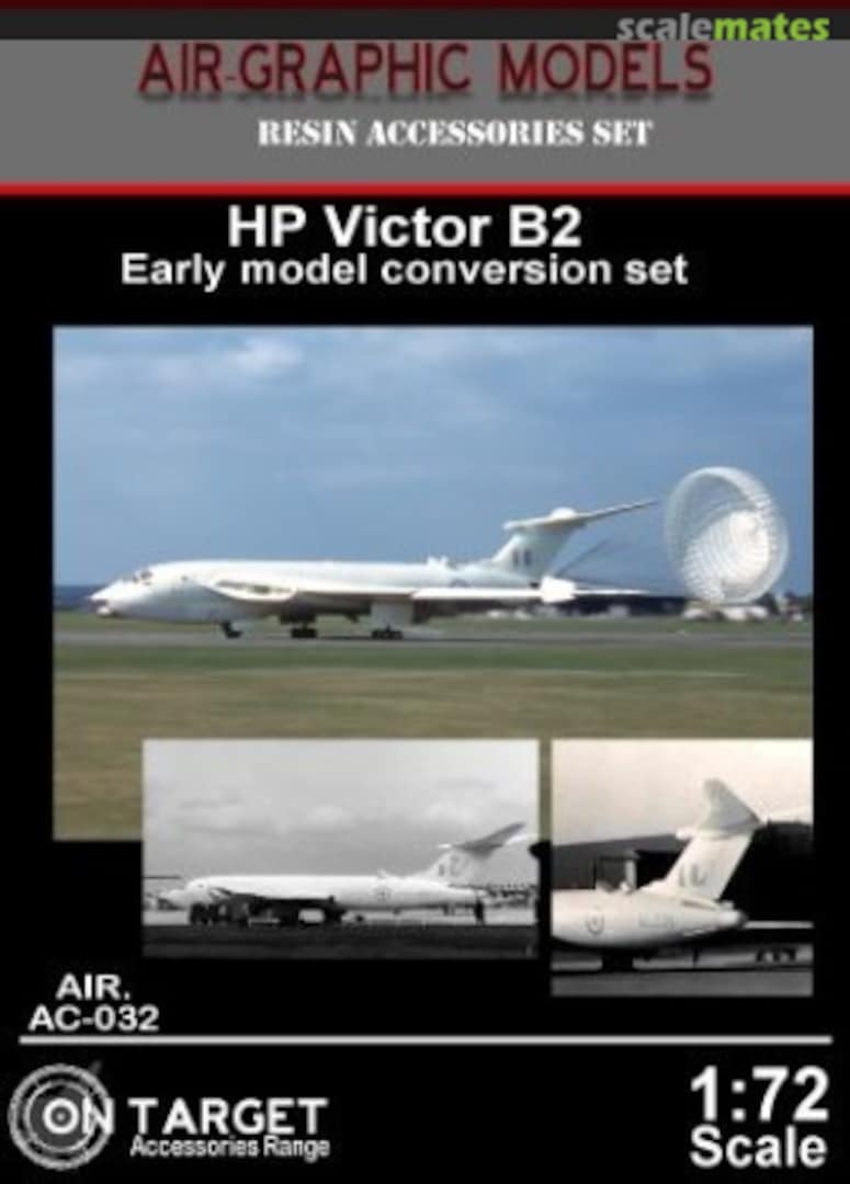 Boxart HP Victor B2 Early model conversion set AIR.AC-032 Air-Graphic Models