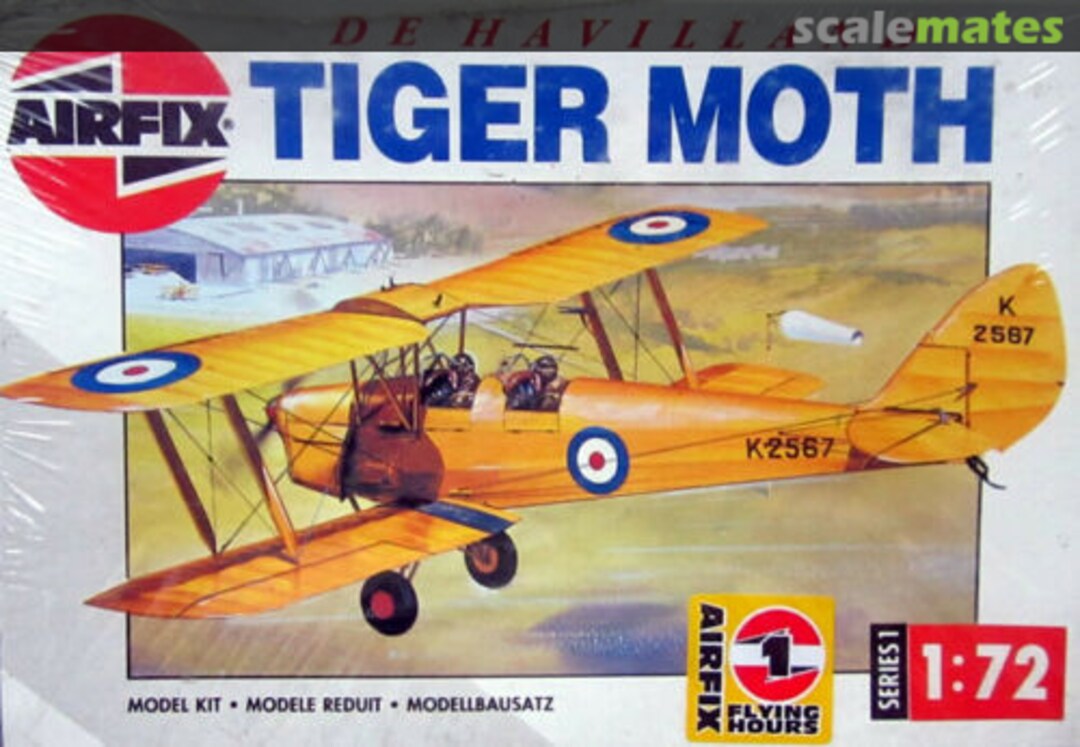 Boxart De Havilland Tiger Moth 01015 Airfix