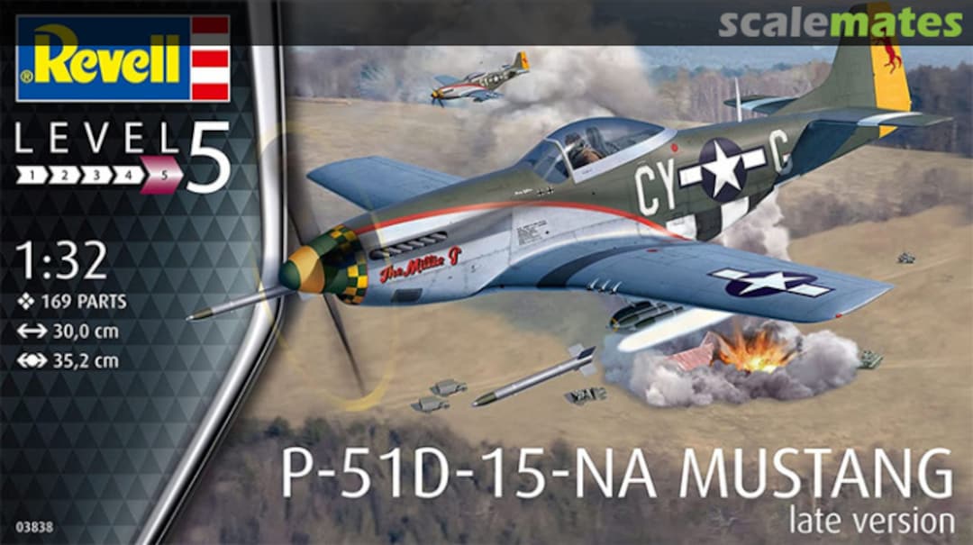 Boxart P-51D-15-NA Mustang Late Version 03838 Revell