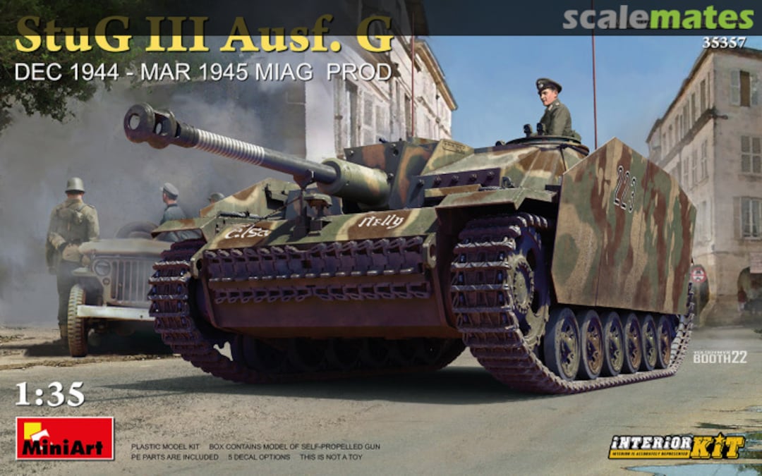 Boxart StuG III Ausf. G Dec 1944 - Mar 1945 MIAG Prod 35357 MiniArt