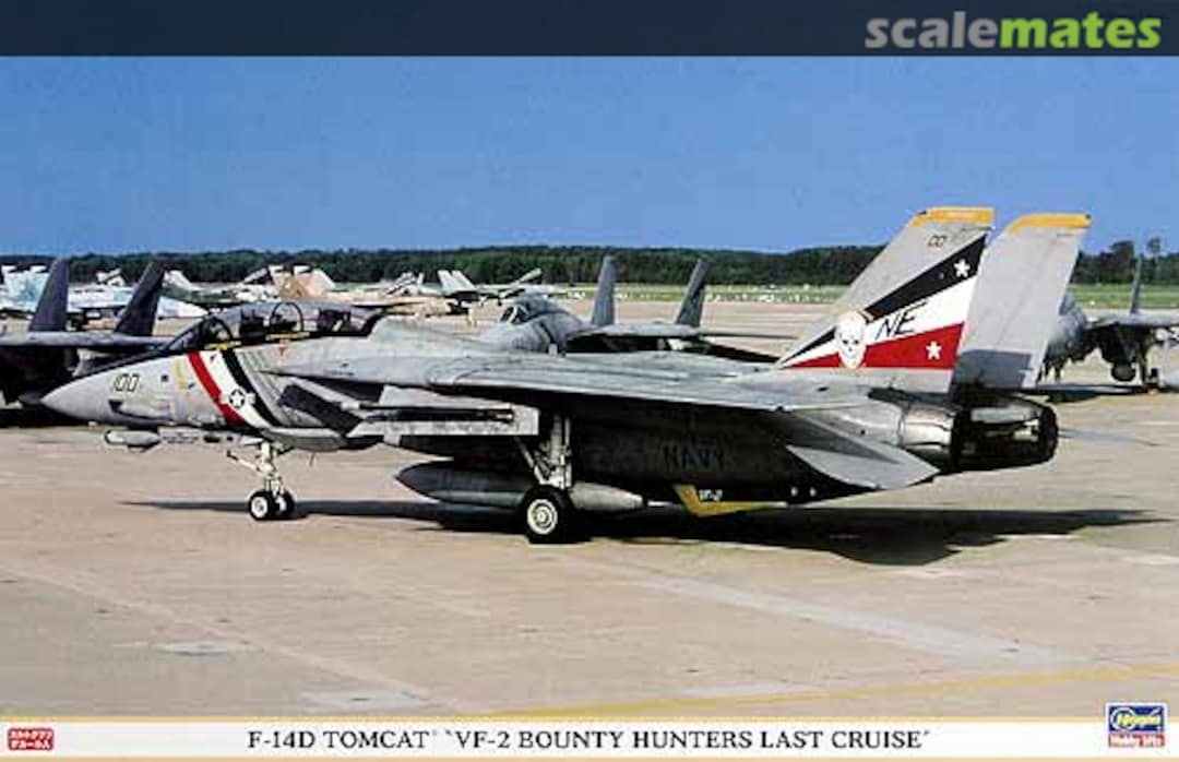 Boxart F-14D Tomcat `VF-2 Bounty Hunters Last Cruise´ 09719 Hasegawa