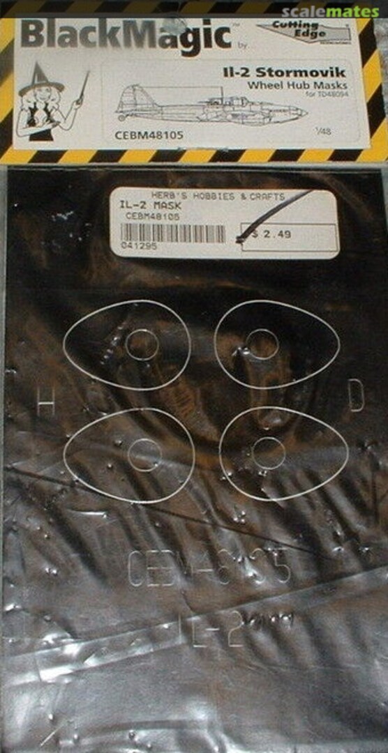 Boxart Il-2 Wheel Hub Masks CEBM48105 Cutting Edge Modelworks