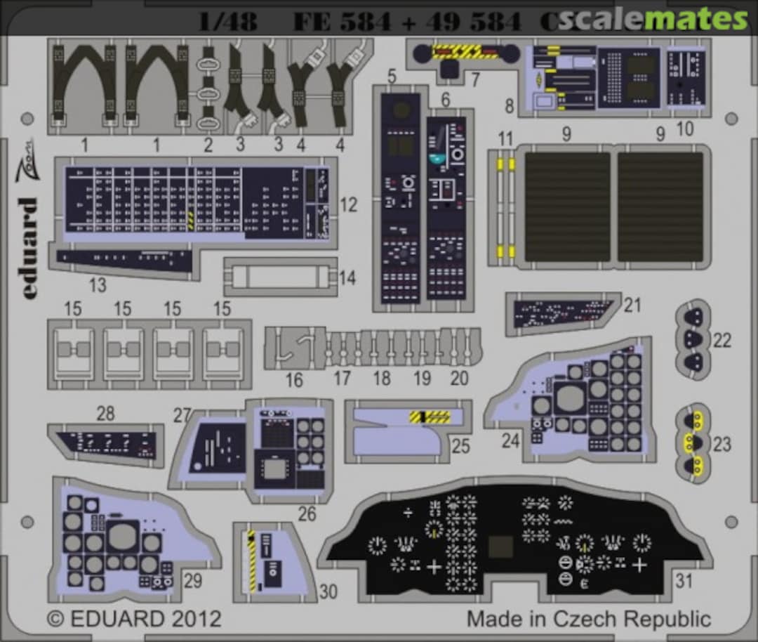 Boxart C-2 interior S. A. 49584 Eduard