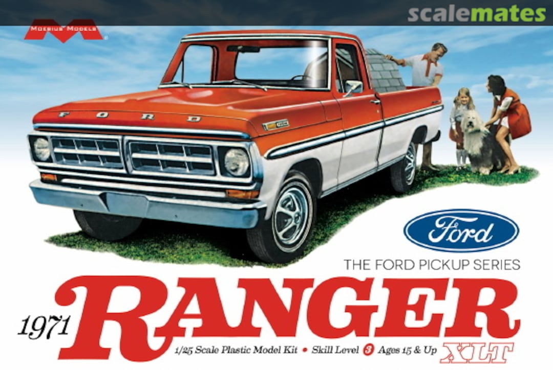 Boxart 1971 Ford Ranger XLT 1208 Moebius Models