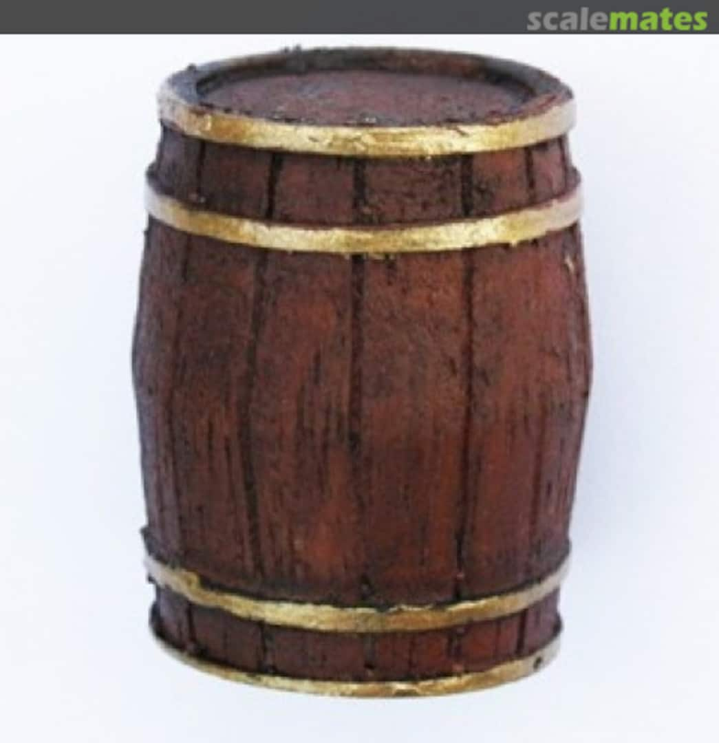 Boxart Wooden Barrel (unpainted) 15 Modellers Resource