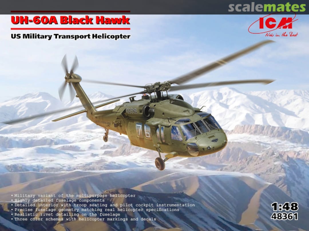 Boxart UH-60A Black Hawk 48361 ICM