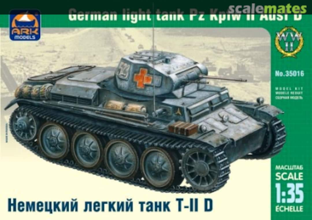 Boxart Pz Kpfw II Ausf D 35016 Ark Models