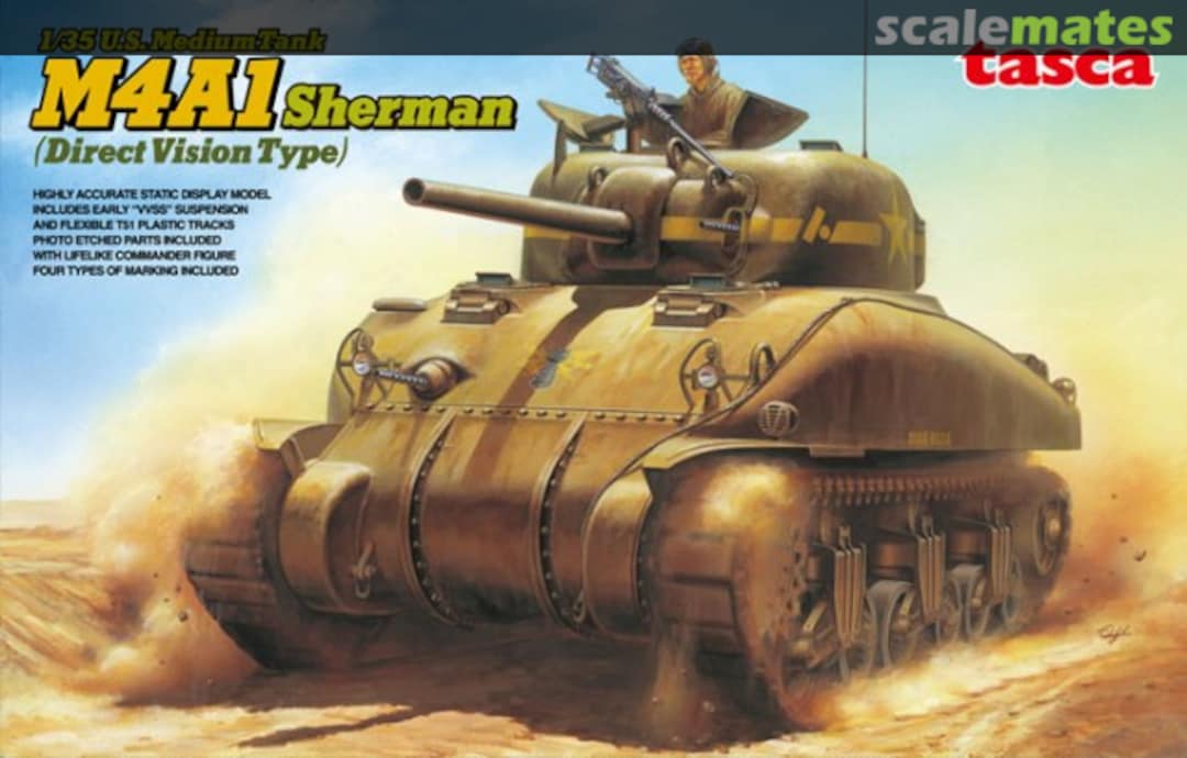 Boxart M4A1 Sherman 35-025 Tasca