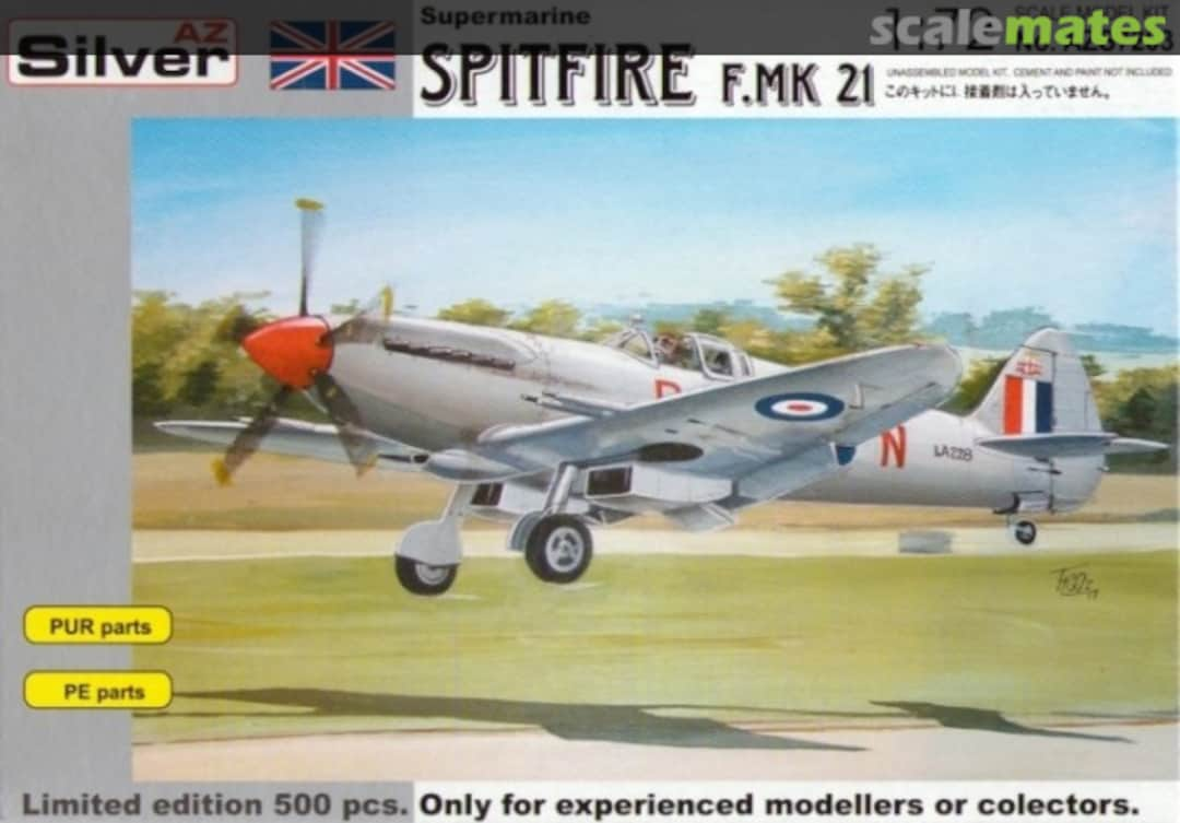 Boxart Supermarine Spitfire F.Mk 21 AZS7203 AZmodel