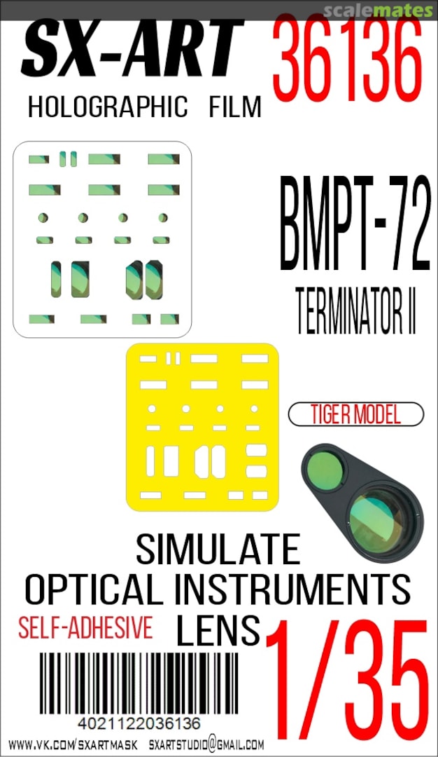 Boxart BMPT-72 Terminator II holographic film 36136 SX-Art