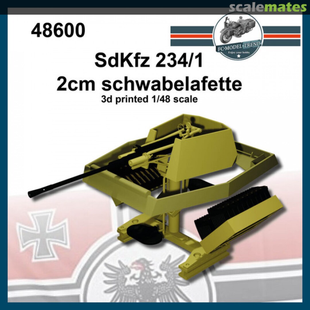 Boxart SdKfz 234/1 2cm Schwabelafette 48600 FC Model Trend