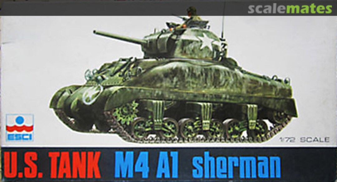 Boxart M4A1 Sherman 8028 ESCI