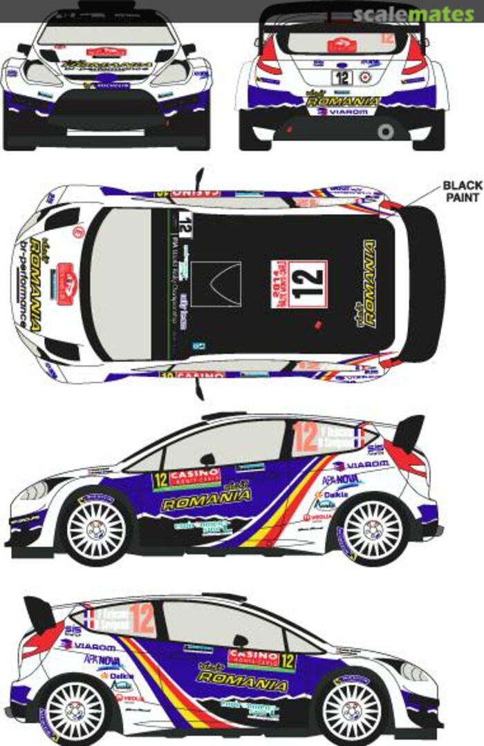 Boxart Ford Fiesta RS WRC RD24-015 Racing Decals 43