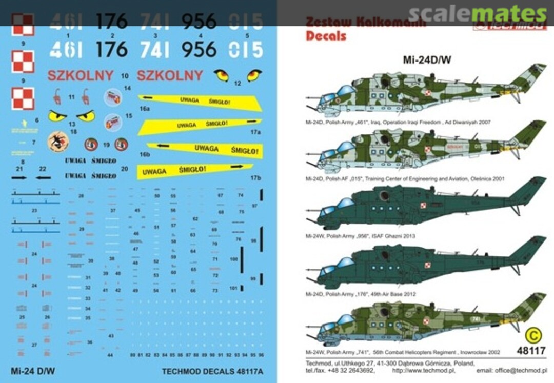 Boxart Mi-24D/W "Hind-D/E" 48117 Techmod