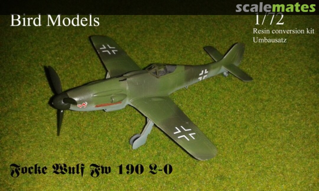 Boxart Focke Wulf Fw 190 L-0 (DB 601) 72039 Bird Models