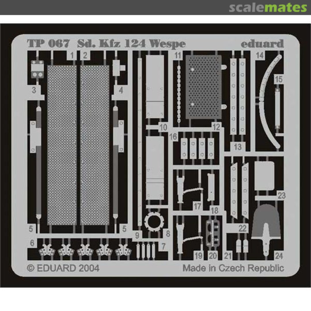 Boxart Sd.Kfz.124 Wespe TP067 Eduard