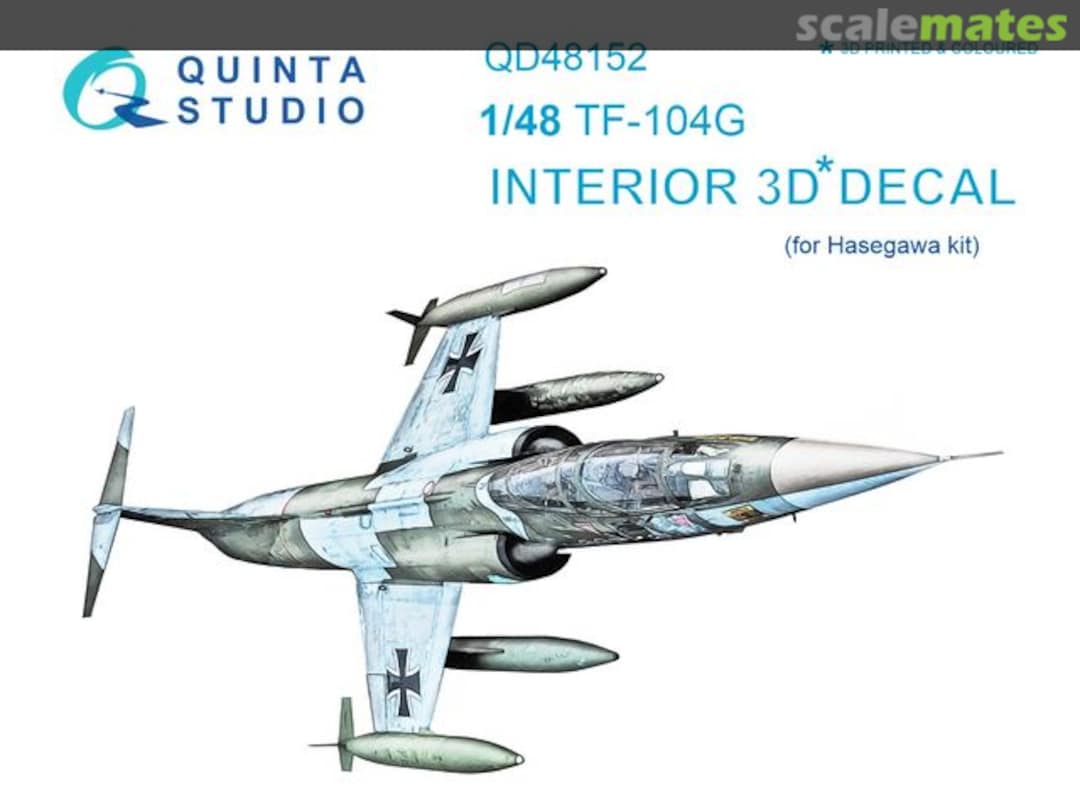 Boxart TF-104G interior 3D decals QD48152 Quinta Studio