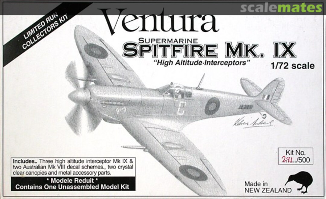 Boxart Supermarine Spitfire Mk.IX V0208 Ventura